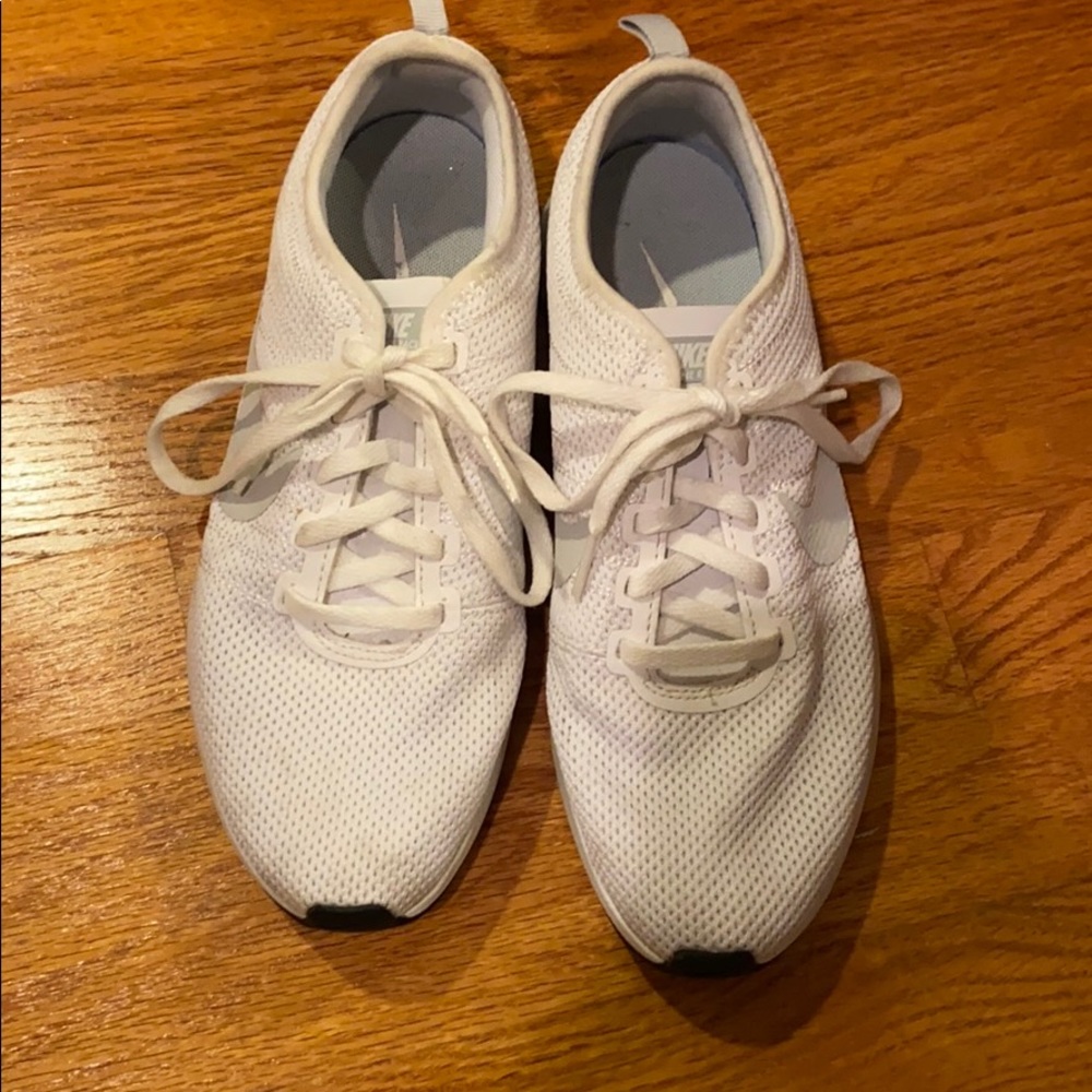 White sneakers